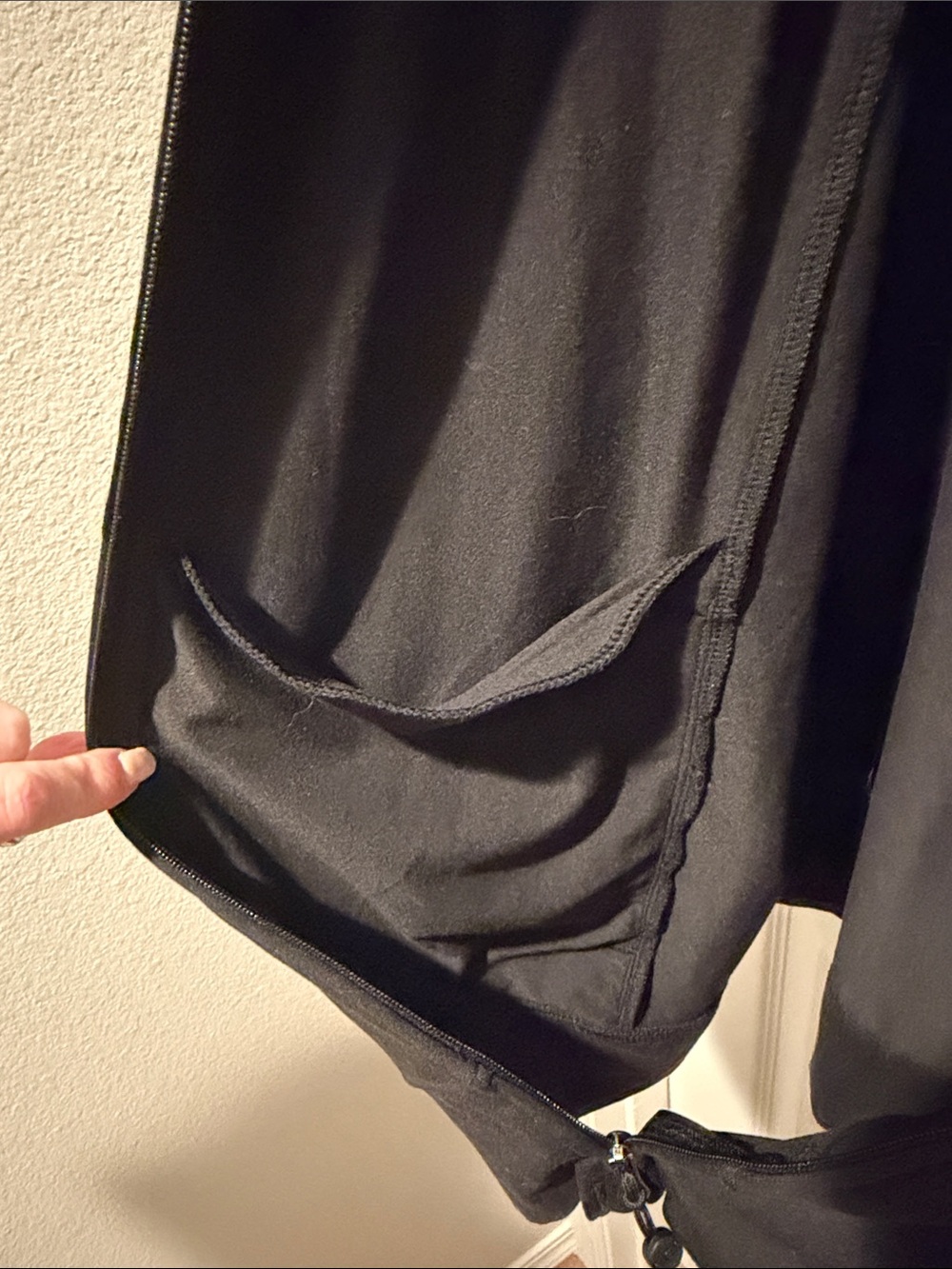 32 Degrees Black Hooded Zip-Up Lightweight Jacket - Picture 6 of 7